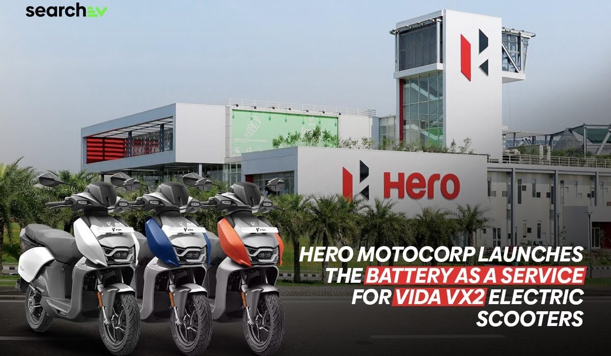 Hero Launches Battery-as-a-Service for Vida VX2 Electric Scooters