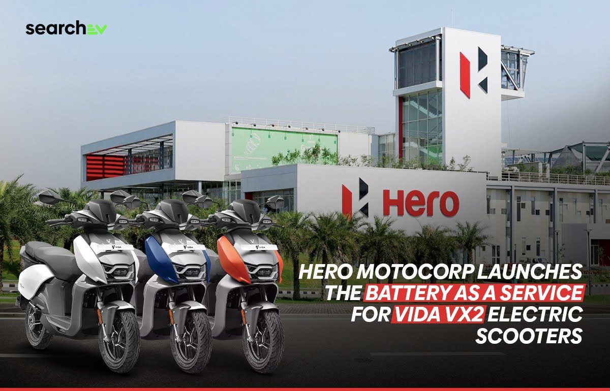 Hero Launches Battery-as-a-Service for Vida VX2 Electric Scooters