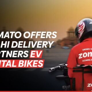 Zomato Offers Delhi Delivery Partners EV Rental Bikes